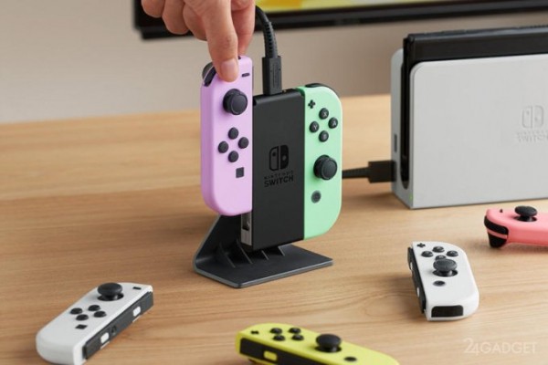 Nintendo представила зарядное устройство для контроллеров Joy-Con — через 7 лет после выхода Switch (3 фото)