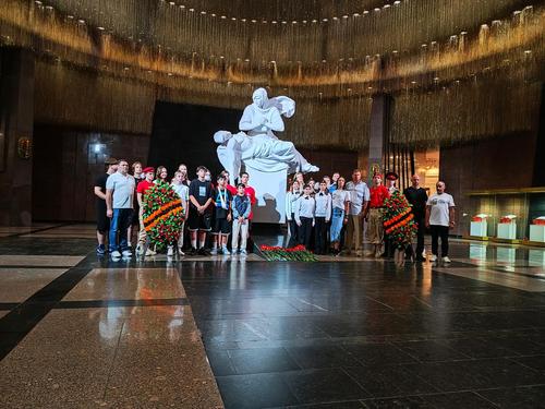 Музей Победы на Поклонной горе - первая точка остановки в Москве мотокорреспондента «Союза отцов» Ольги Безруковой 