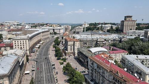 Воздушная тревога объявлена в Киеве, где находятся с визитом главы дипведомств Великобритании и США